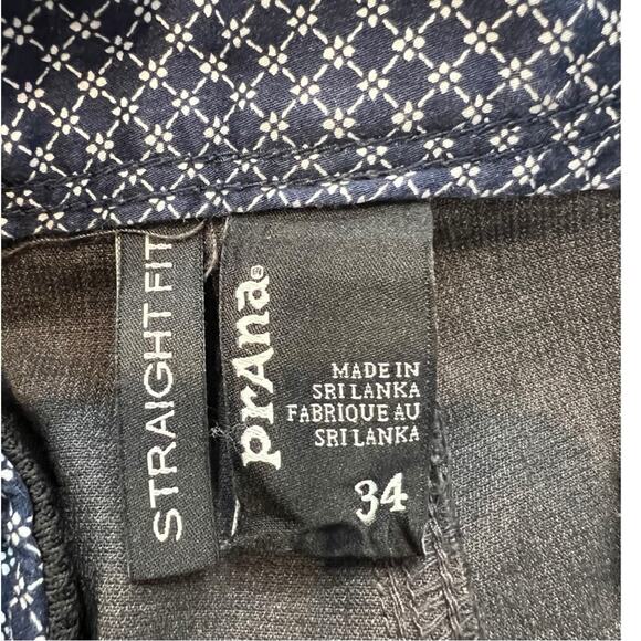 Prana Men’s Straight Fit Charcoal Mcclee Everyday Pants 34 x 29 - Picture 8 of 16